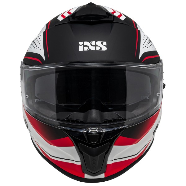 Full Face Helmet Ixs Fg Matt Black Red Full Face Helmets