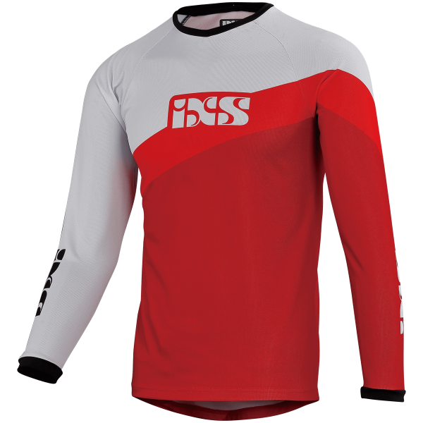 Race kids jersey fluo red-white