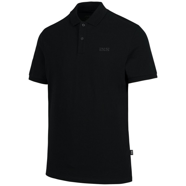 Brand Polo Shirt schwarz