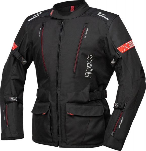 Tour jacket Lorin-ST black-red