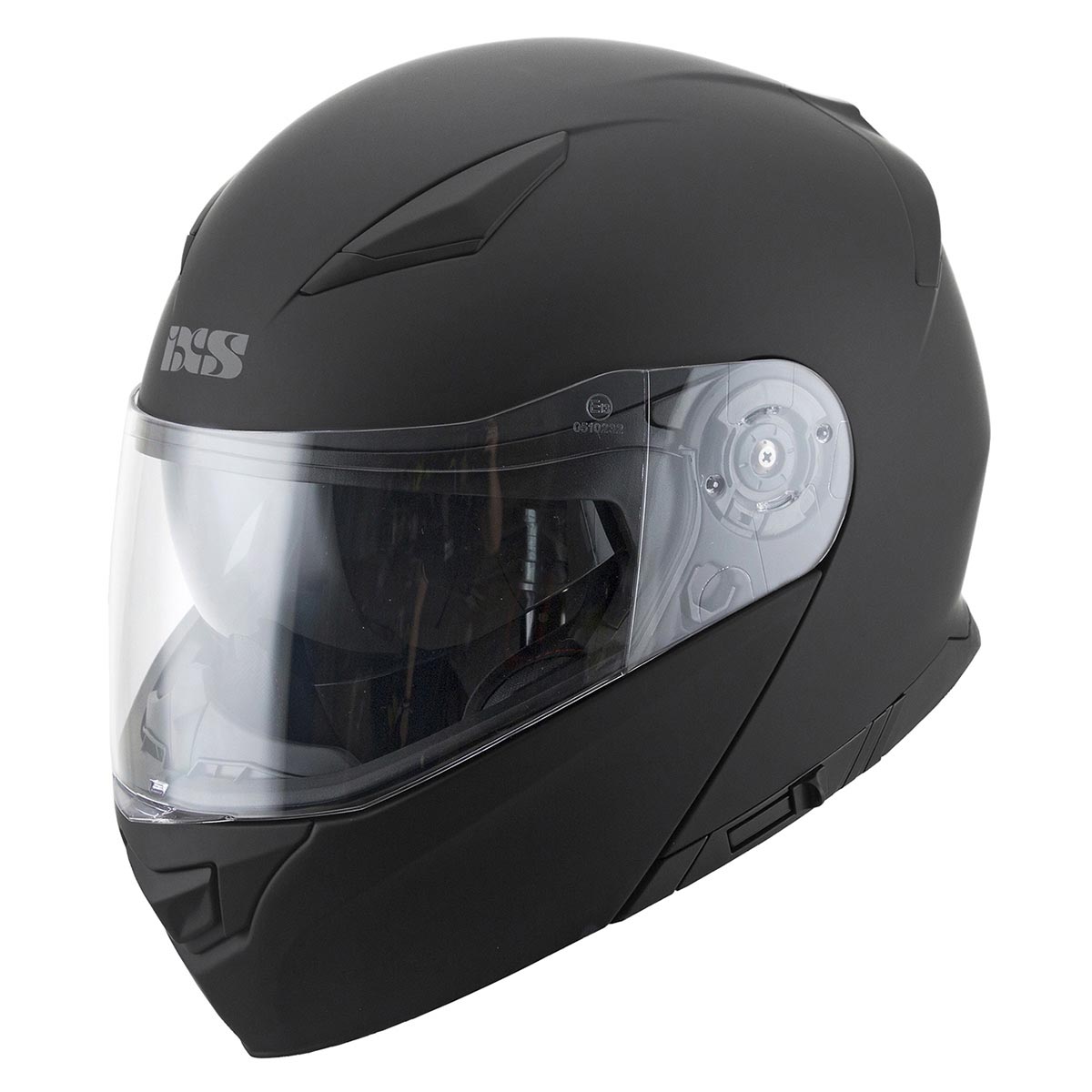 Motorradhelm IXS 1100 2.1 Motorrad Helm Sonnenblende matt schwarz fluo rot 
