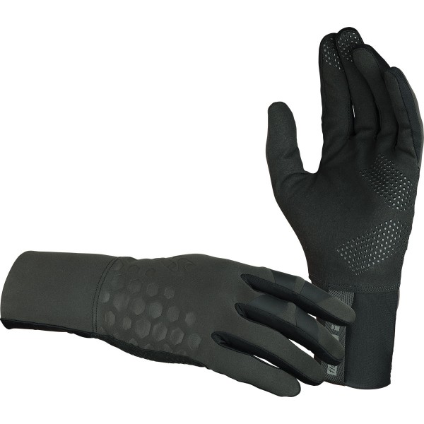 Flow Windbreaker Handschuhe schwarz