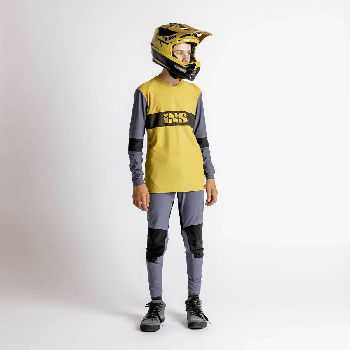 Kids Trigger EVO long sleeve jersey acacia-charcoal Kids Trigger EVO long sleeve jersey acacia-charcoal