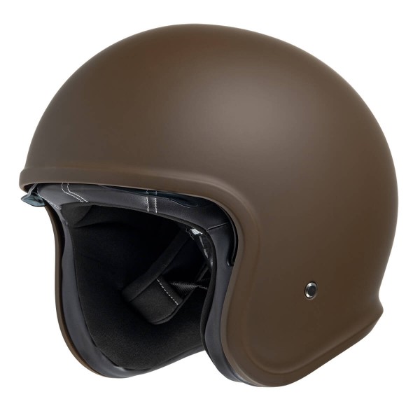 Jet helmet iXS880 1.0 brown mat