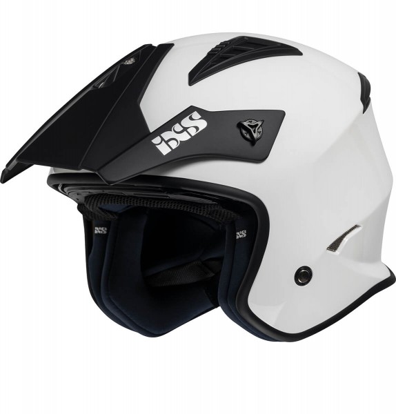 Jet helmet iXS114 3.0 white-black