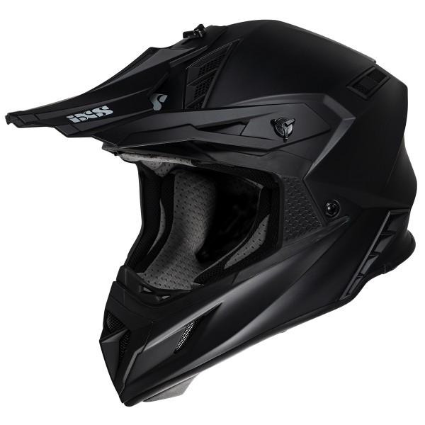 Motocross Helm iXS189FG 1.0 schwarz matt