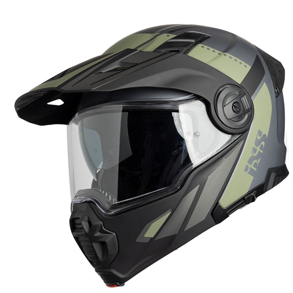 Flip-Up helmet Venture 1.0 matt black-antracite-olive