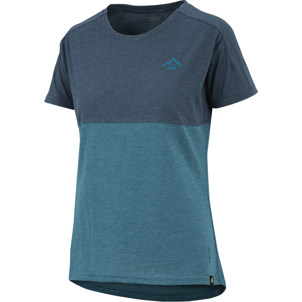 Kids Flow Mountain tech tee storm-marine