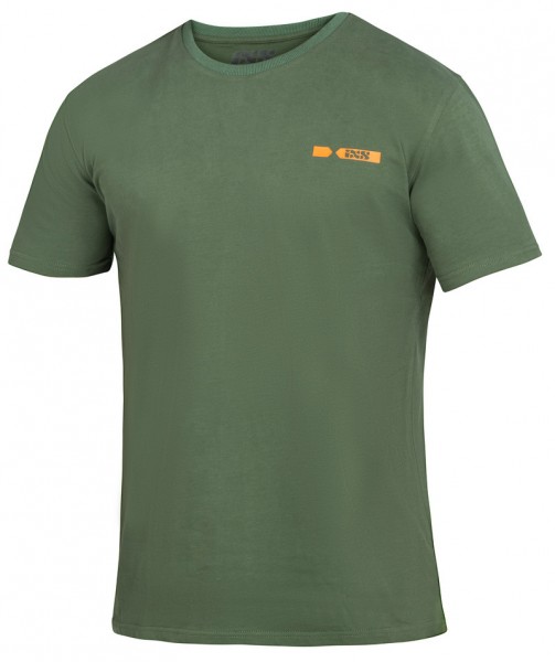 iXS T-Shirt Team oliv-orange