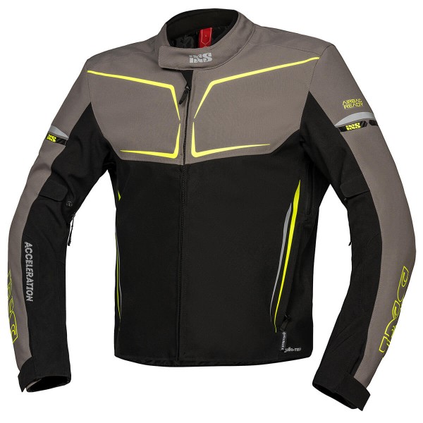 Sport jacket TS-Pro-ST+ black-grey-yellow fluo