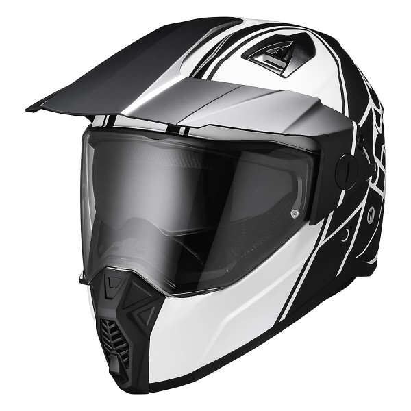 Enduro helmet 208 2.0 black matt-white