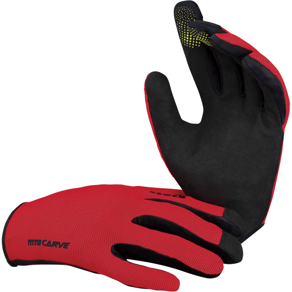 Carve gloves fluo red