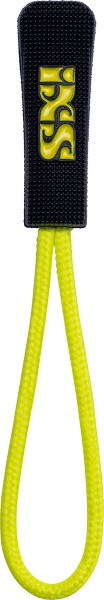Reissverschlussanhänger-Set gelb fluo