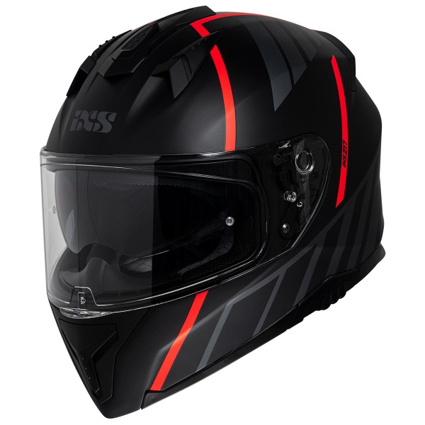 Full Face Helmet iXS217 2.0 black matt-red