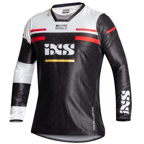 iXS MX jersey Tracer 1.0 black-white-red