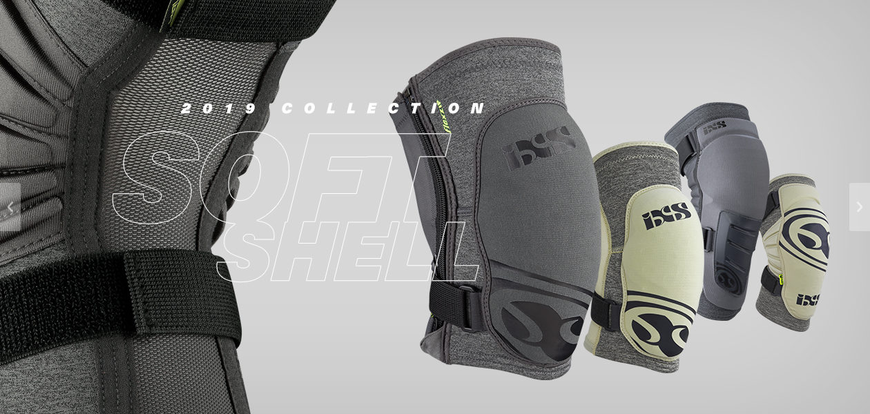 Knee Pads Gray Extra Large Ventilated EN1621-1 Reactive Polymer iXS Carve Evo