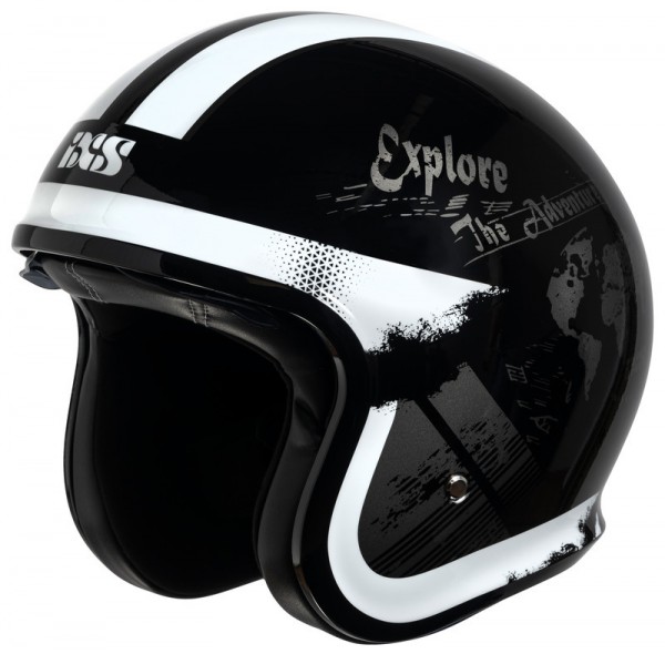 Jet Helmet iXS880 2.2 black-white-anthracite