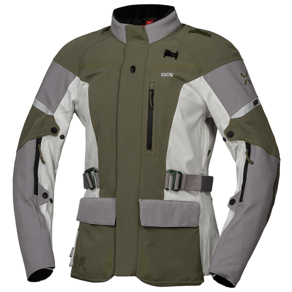 Damen Venture-STX 1.0 Laminatjacke hellgrau-oliv