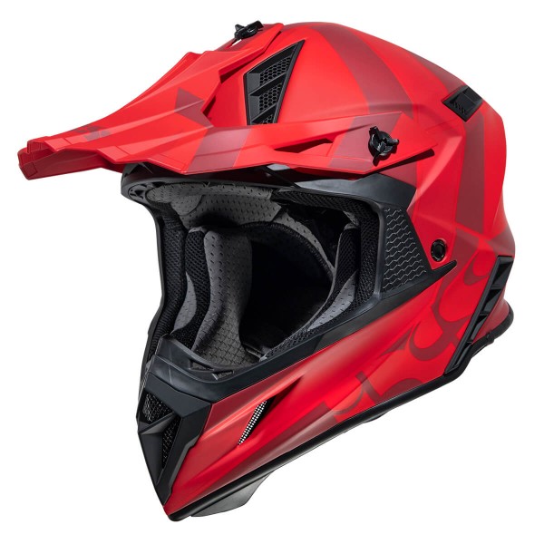 Motocross helmet iXS189 2.0 red matt